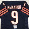 imageAutographedSigned Jim McMahon Chicago Blue Football Jersey Beckett BAS COA
