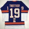 imageAutographedSigned Bryan Trottier HOF 97 New York Blue Hockey Jersey JSA COA