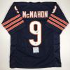 imageAutographedSigned Jim McMahon Chicago Blue Football Jersey Beckett BAS COA