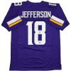 imageAutographedSigned Justin Jefferson Minnesota Purple Football Jersey JSA COA