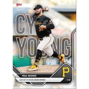 image2025 Topps Now Paul Skenes OS4 2025 NL Cy Young Award Winner Pittsburgh Pirates Baseball Card