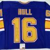 imageAutographedSigned Brett Hull St Louis Retro Blue Hockey Jersey PSADNA COA