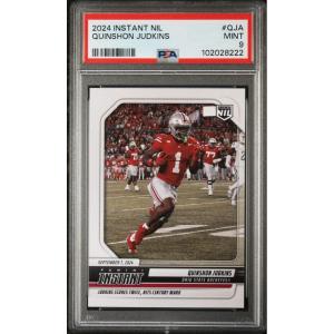 imageGraded 2024 Panini Instant NIL Quinshon Judkins QJA Rookie RC Football Card PSA 9 Mint