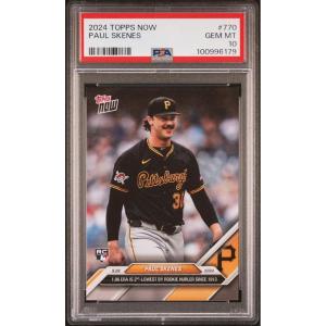 imageGraded 2024 Topps Now Paul Skenes 770 Rookie RC Baseball Card PSA 10 Gem Mint