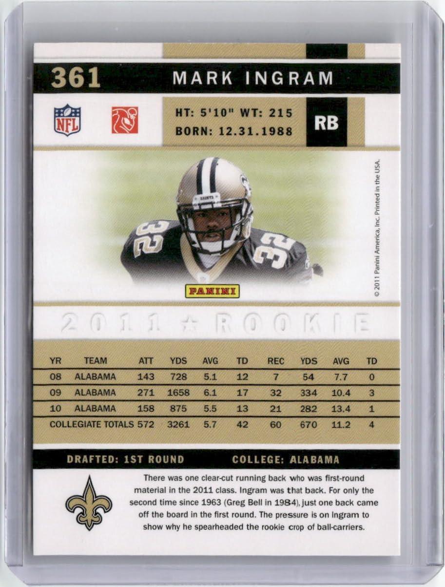 imageVintage 2011 Score Mark Ingram 361 Rookie RC Football Card
