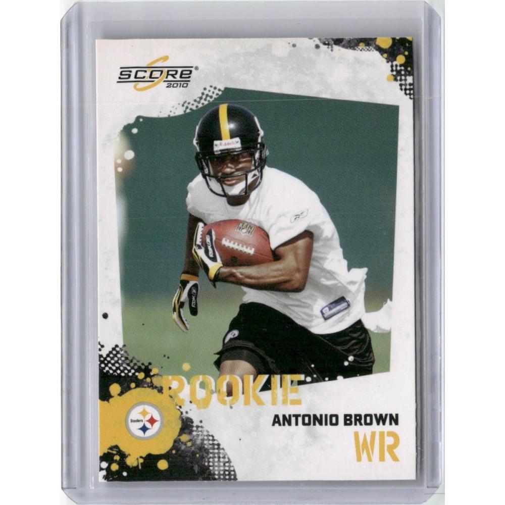 imageVintage 2010 Score Antonio Brown 307 Rookie RC Football Card