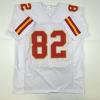 imageAutographedSigned Dante Hall Kansas City White Football Jersey PSADNA COA