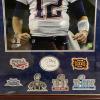 imageFramed AutographedSigned Tom Brady New England Patriots Signature Cut Index Card Super Bowl Patches JSA COALOA