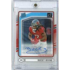 image2024 Panini Clearly Donruss Bucky Irving 86 Autograph Rookie RC Football Card