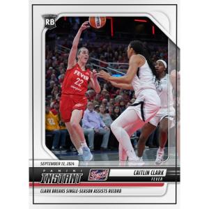 image2024 Panini Instant WNBA Caitlin Clark 213 Breaks WNBA Single Season Assist Record Indiana Fever Rookie RC Basketball Card