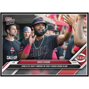 image2024 Topps Now Rece Hinds 412 Cincinatti Reds quotCall Upquot Rookie RC Baseball Card