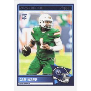 image2025 Panini Score Cam Ward 13 Tennessee Titans Rookie RC Football Card