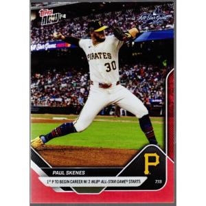 image2025 Topps Now Paul Skenes 428 Red Foil 5 Pittsburgh Pirates Baseball Card