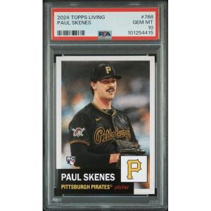 imageGraded 2024 Topps Living Paul Skenes 768 Rookie RC Baseball Card PSA 10 Gem Mint