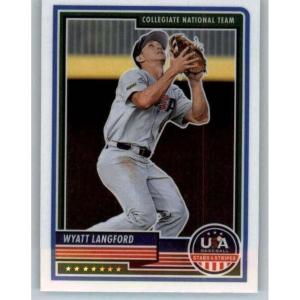 imageHall of Fame Sports Memorabilia  2023 Panini Stars ampamp Stripes Wyatt Langford 85 Rookie RC Baseball Card