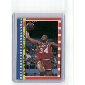 imageVintage 1987 Fleer Sticker Charles Barkley 6 2nd Year Basketball Card