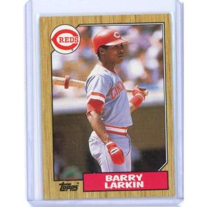 imageVintage 1987 Topps Barry Larkin 648 Rookie RC Baseball Card