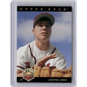 imageVintage 1993 Upper Deck Chipper Jones 24 Rookie RC Baseball Card