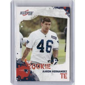 imageVintage 2010 Score Aaron Hernandez 301 Rookie RC Football Card