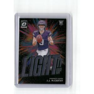 imageVintage 2024 Donruss Optic Light it Up JJ McCarthy 2 Rookie RC Football Card