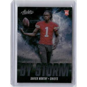 imageVintage 2024 Panini Absolute By Storm Xavier Worthy BSXWY Rookie RC Football Card