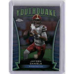 imageVintage 2024 Topps Chrome Youthquake Jayden Daniels Y3 Rookie RC Football Card