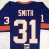 imageAutographedSigned Billy Smith New York Blue Hockey Jersey JSA COA