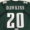 imageAutographedSigned Brian Dawkins Philadelphia Green Football Jersey JSA COA