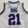 imageAutographedSigned Dave Bing HOF 90 Detroit White Basketball Jersey Beckett BAS COA