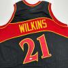 imageAutographedSigned Dominique Wilkins Atlanta Black Basketball Jersey JSA COA
