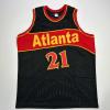 imageAutographedSigned Dominique Wilkins Atlanta Black Basketball Jersey JSA COA