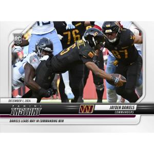 image2024 Panini Instant NFL Jayden Daniels 182 Washington Commanders Rookie RC Football Card
