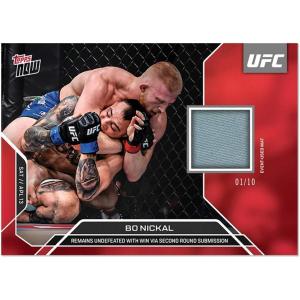 image2024 Topps Now Bo Nickal 3B 10 Fight Mat Relic UFC MMA Card