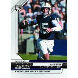 image2025 Panini Instant NIL Drew Allar DAA Penn State Nittany Lions Rookie RC Football Card