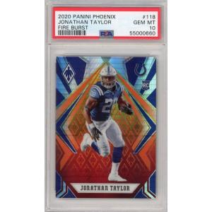 imageGraded 2020 Panini Phoenix Jonathan Taylor 118 Fire Burst Rookie RC Football Card PSA 10 Gem Mint