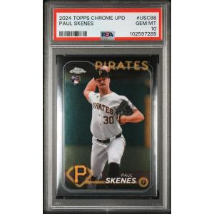 imageGraded 2024 Topps Chrome Update Paul Skenes USC88 Rookie RC Baseball Card PSA 10 Gem Mint