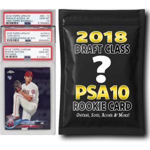 imagePSA 10 Graded 2018 MLB Baseball Rookie Card Mystery Box Ohtani Soto Acuna ampamp More
