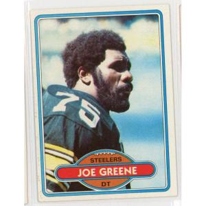 imageVintage 1980 Topps Joe Greene 175 Football Card