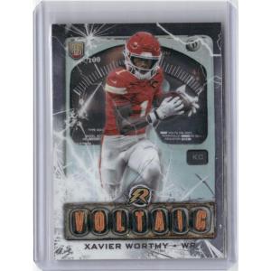 imageVintage 2024 Topps Resurgence Voltaic Xavier Worthy V8 Rookie RC Football Card
