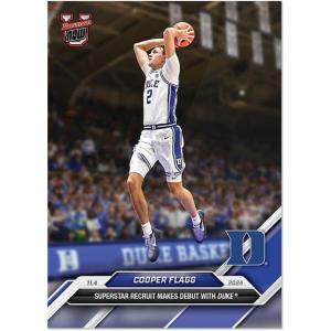 image2024 Topps Bowman U Now Cooper Flagg 1 Duke Blue Devils Debut Rookie RC Basketball Card