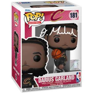 imageDarius Garland 181 Facsimile Signed Reprint Laser Autographed Funko POP Basketball NBA Cleveland Cavaliers Figurine with Protector Case