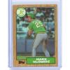 imageVintage 1987 Topps Mark McGwire 366 Rookie RC Baseball Card