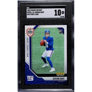imageGraded 2025 Panini Instant Jaxson Dart RPSFL13 RPS First Look Rookie RC Football Card SGC 10 Gem Mint