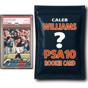 imageCaleb Williams PSA 10 Graded Football Rookie Card Mystery Pack