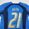 imageAutographedSigned Andrea Pirlo Italy Blue Soccer Futbol Jersey Beckett BAS COA