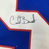 imageAutographedSigned Carl Banks New York Blue Football Jersey JSA COA