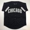imageAutographedSigned Frank Thomas Chicago Black Baseball Jersey JSA COA