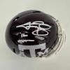 imageAutographedSigned Johnny Manziel 12 Heisman Texas AampampM Aggies College Football Mini Helmet Beckett BAS COA