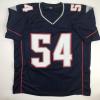 imageAutographedSigned Tedy Bruschi New England Blue Football Jersey JSA COA