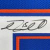 imageFramed AutographedSigned Tim Tebow 35x39 Florida Blue College Football Jersey Beckett BAS COA